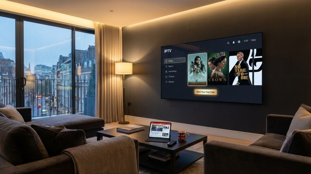 Best IPTV Free Trial UK 2026 - Experience premium 4K streaming for free