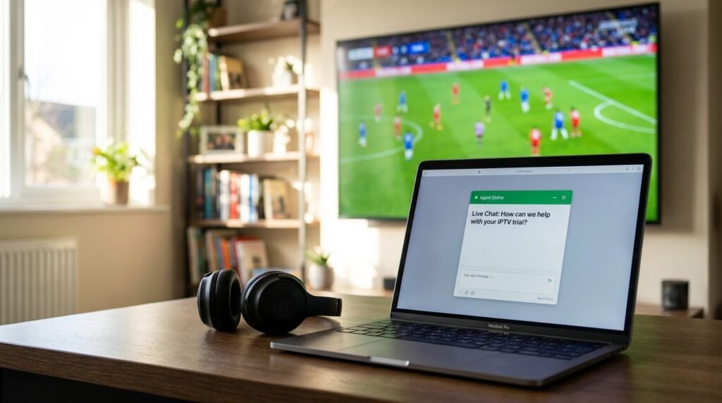 Evaluating 4K sports quality and 247 UK customer support during an IPTV free trial period