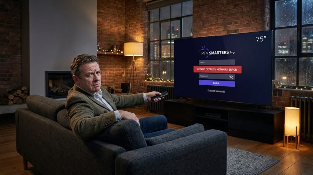 IPTV Smarters not working error on Firestick UK guide
