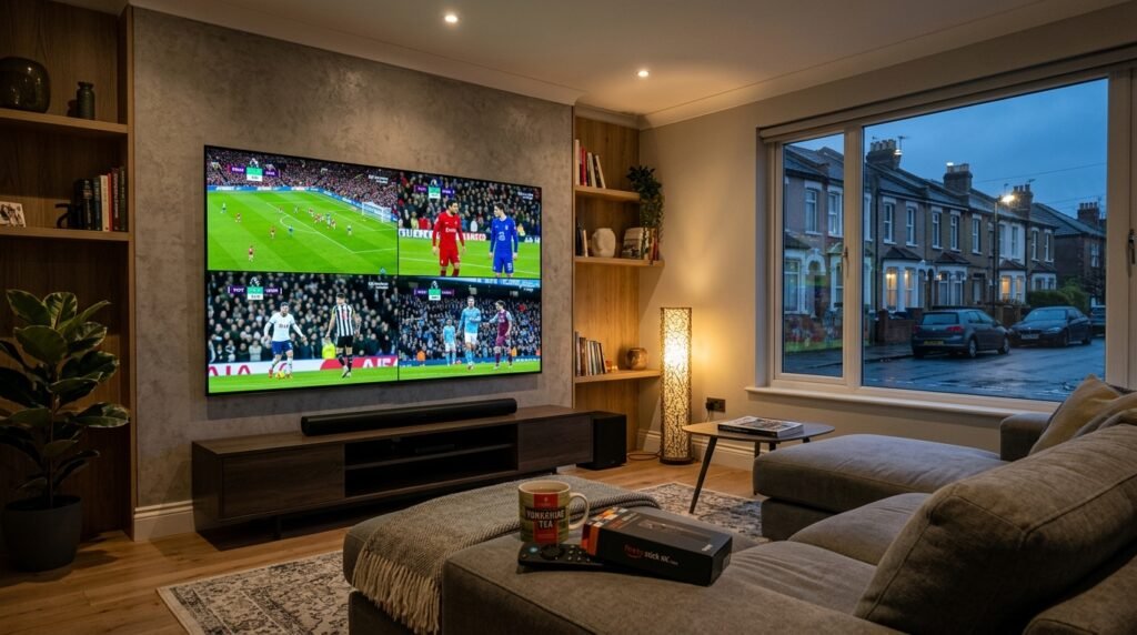 watch Premier League on IPTV UK multi-screen 4K