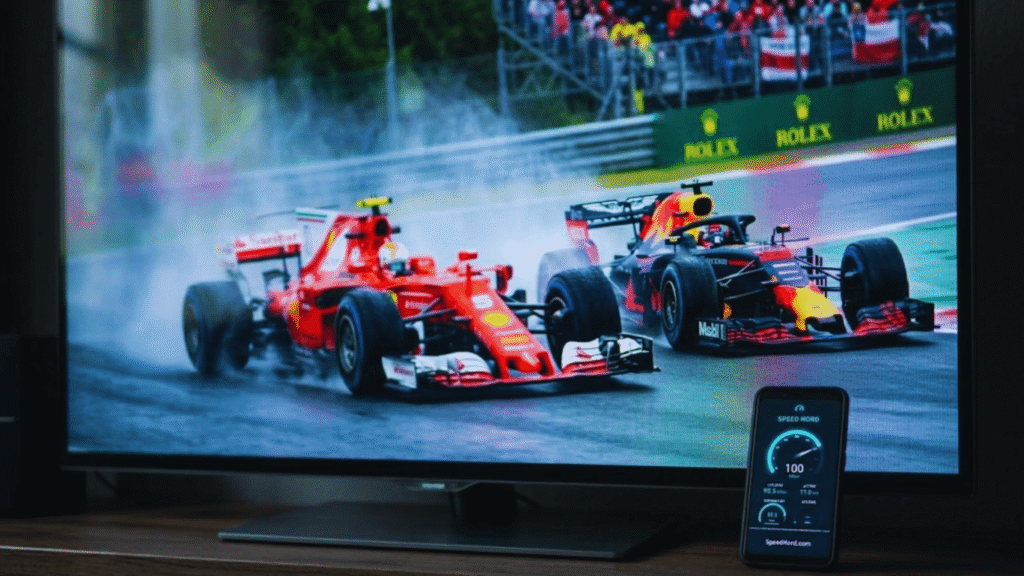 Testing 4K streaming stability and internet speed for IPTV Smarters Pro