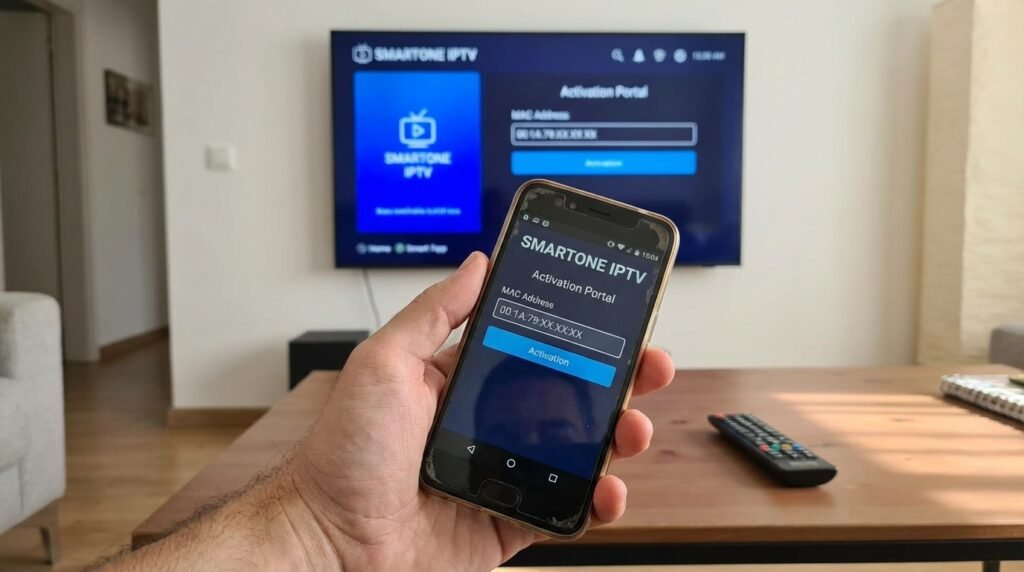 Activating SMARTONE IPTV license via official portal using MAC address