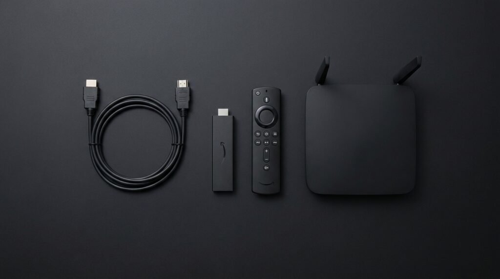 Amazon Firestick and remote setup required for TiviMate IPTV Player installation
