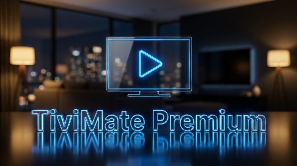 Best TiviMate Premium UK 2026 official setup guide - high-end streaming interface banner.
