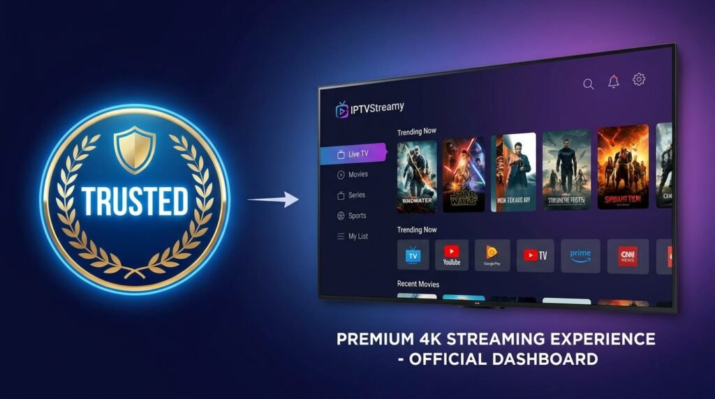 Choosing a verified IPTV premium provider like IPTVStreamy for secure streaming.