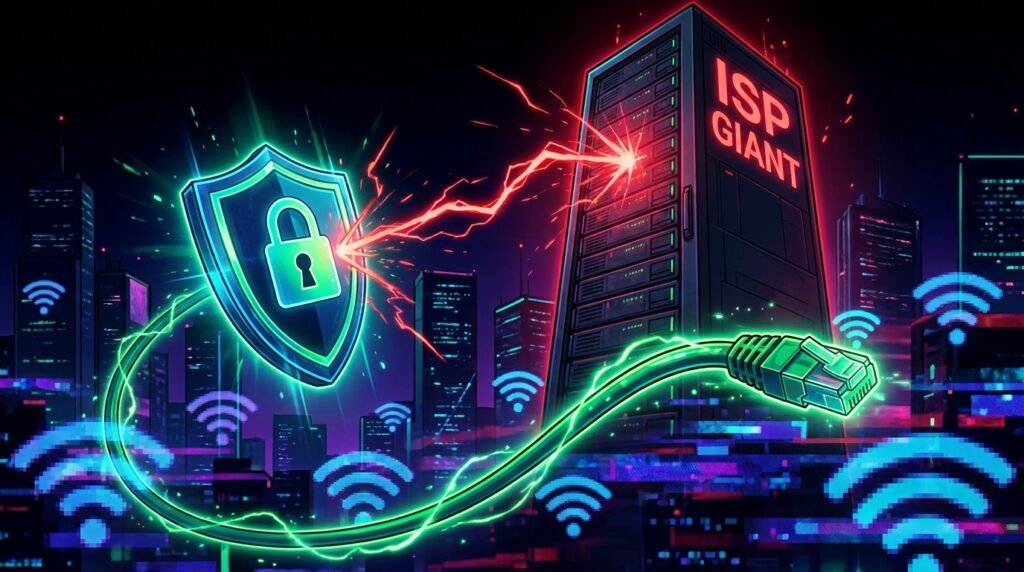IPTV Canada anti-throttling guide - VPN shield blocking ISP deep packet inspection for buffer-free streaming