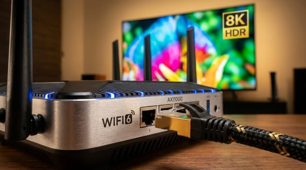 Optimising hardware and network for 8K IPTV premium streaming stability.
