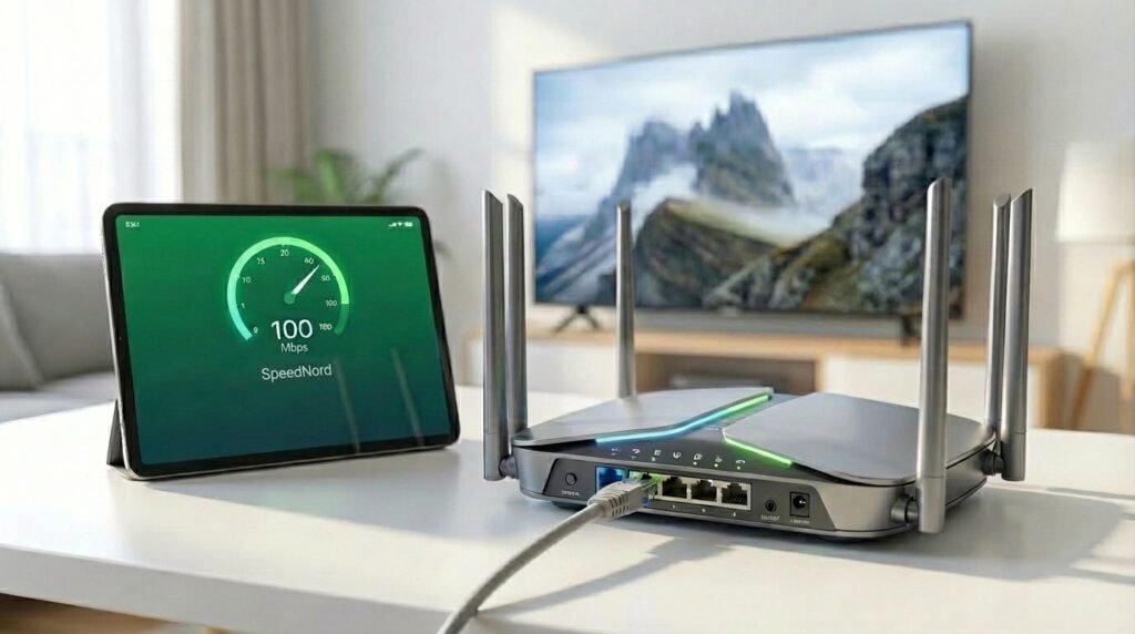  Smart IPTV Installation , test speed nord