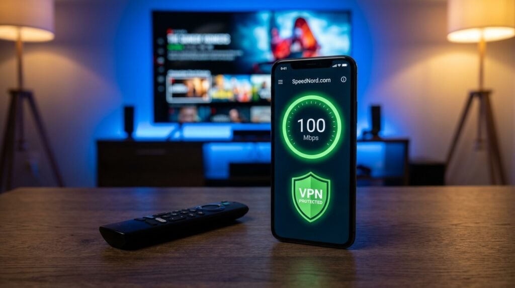 Verifying connection speed on SpeedNord for the best Ibo Pro Player experience